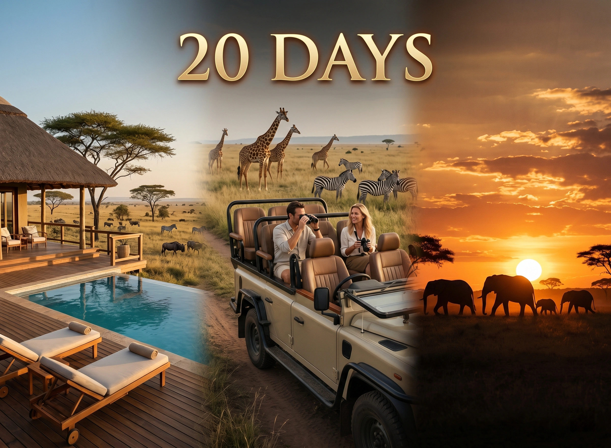 A 20 Day Premium Kenya and Tanzania.