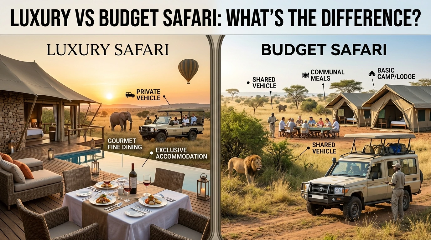 Luxury Safari vs Budget Safari: What’s the Difference? Luxury Safari vs Budget Safari: What’s the Difference?