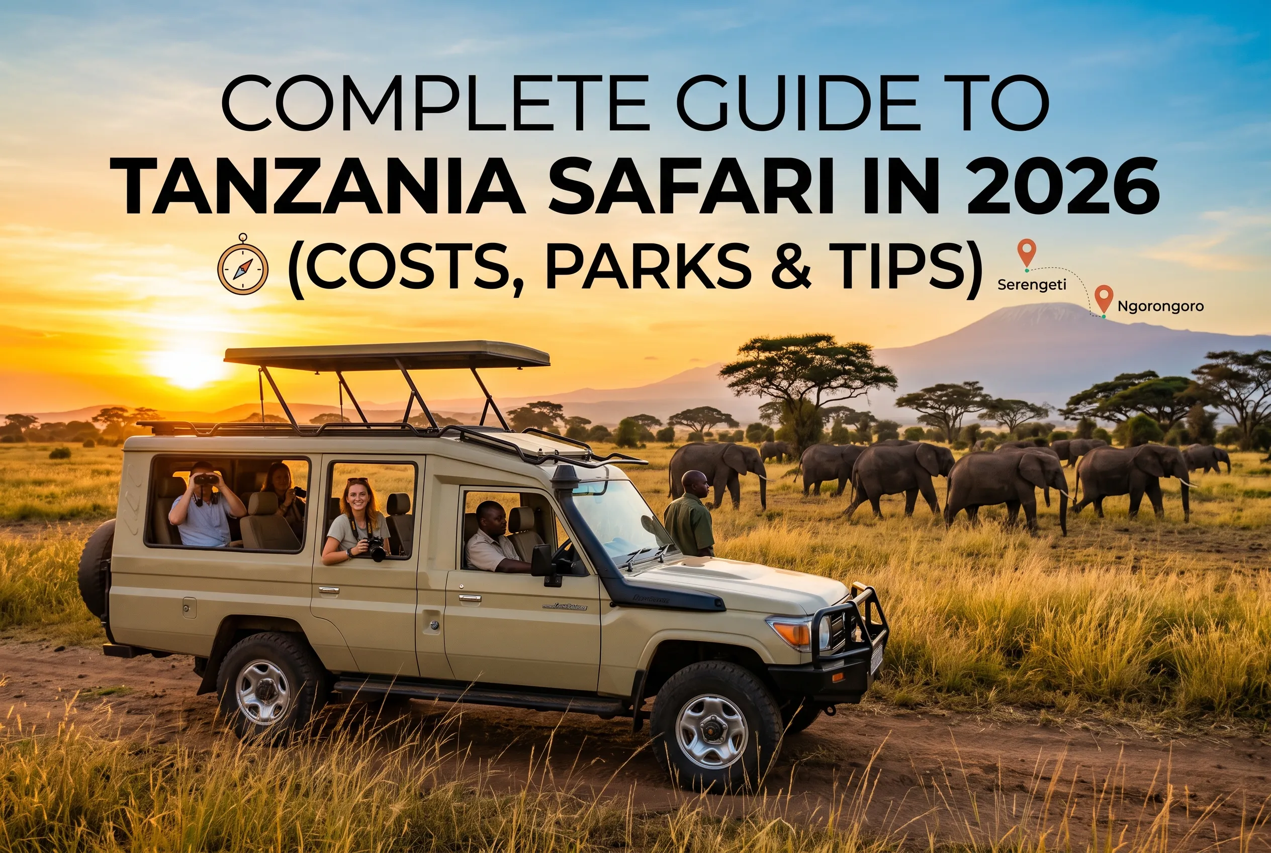 Complete Guide to Tanzania Safari in 2026 (Costs, Parks & Tips)