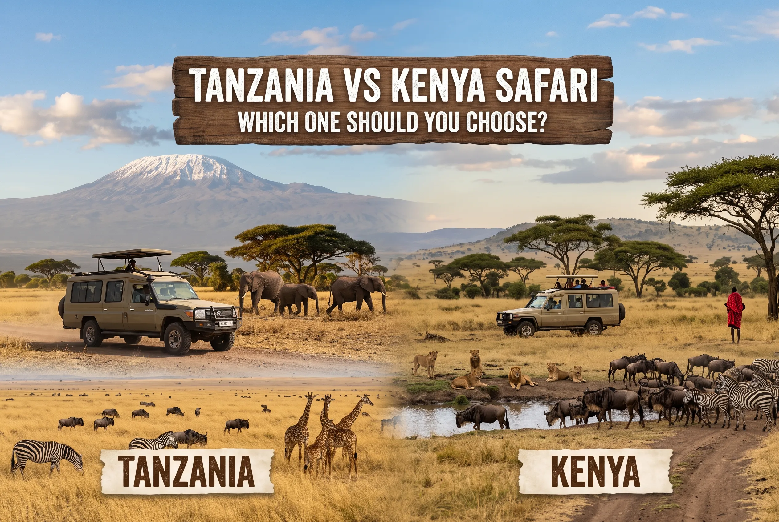 Tanzania vs Kenya Safari: Which One Should You Choose?