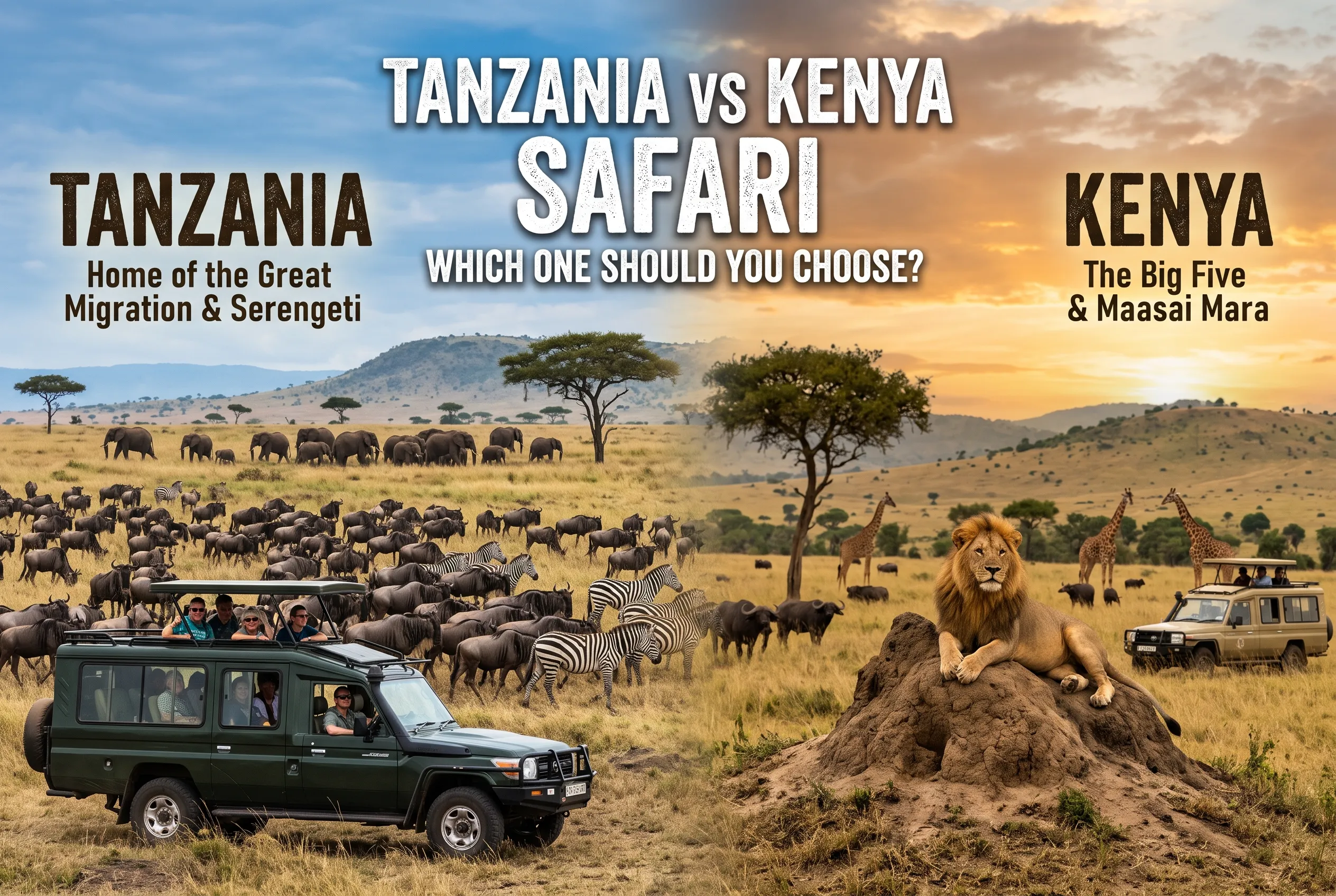 Tanzania vs Kenya Safari: Which One Should You Choose?