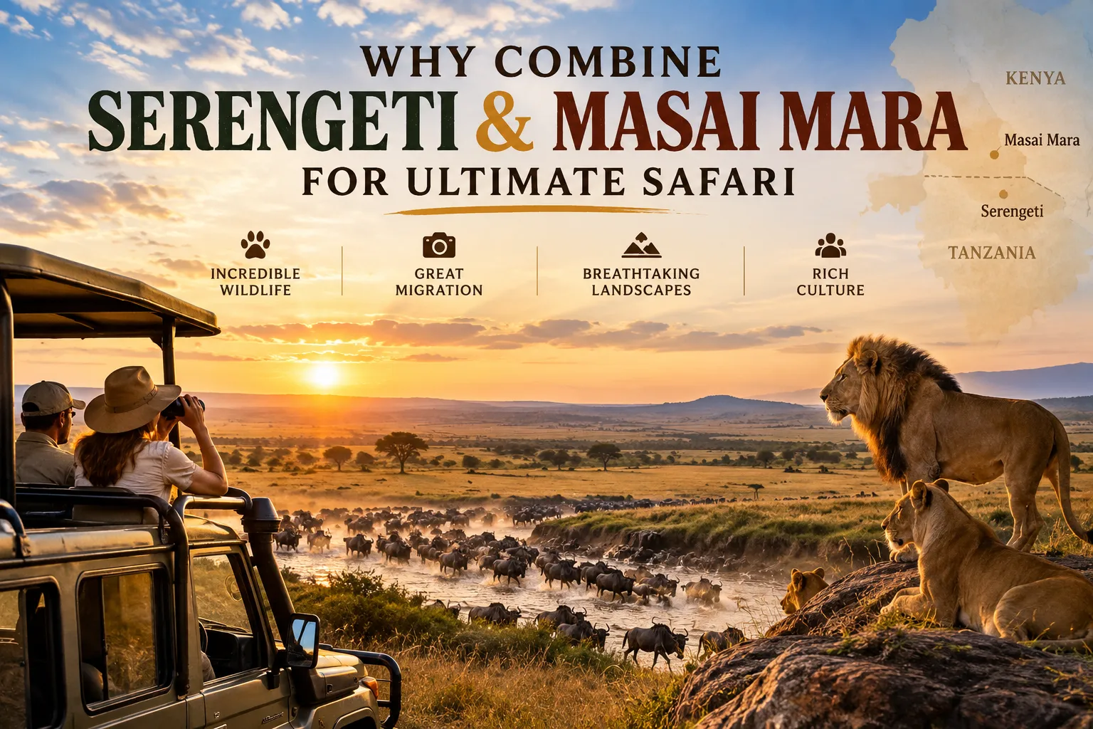 Why Combine Serengeti & Masai Mara for Ultimate Safari