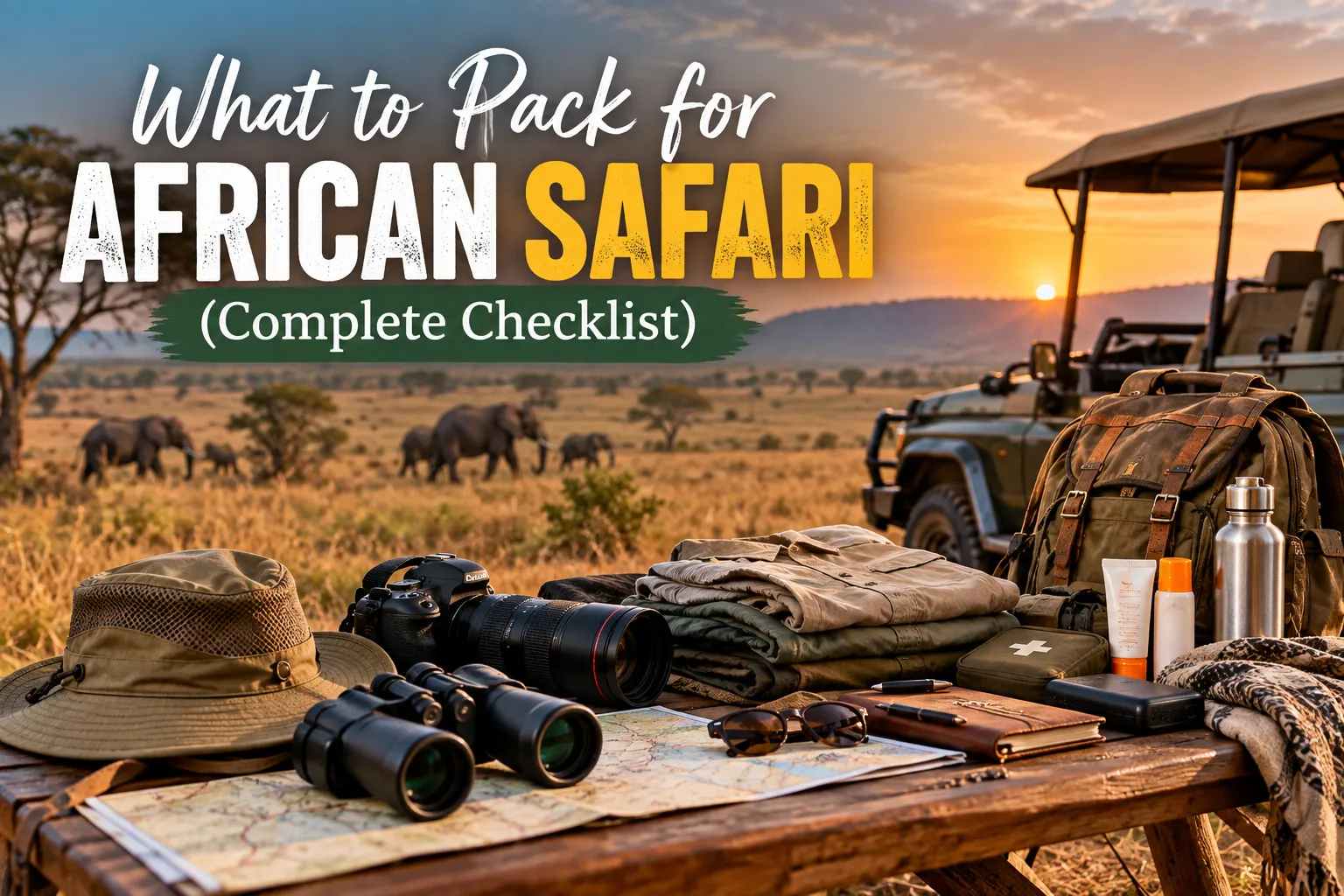 What to Pack for African Safari (Complete Checklist)